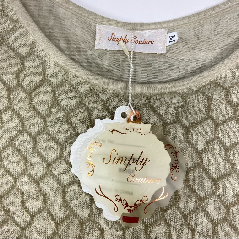 Simply Couture Embroidered Layer Tunic Dress Med - Picture 7 of 13